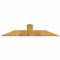 Ekena Millwork Portland Rough Sawn Timber Gable Bracket, Western Red Cedar, 60"W x 12"H x 6"D x 6"F, 5/12 Pitch GBW060X12X0606POR00RWR - alternate 1